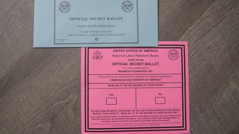 1280px Ballot and blue envelope from NLRB voter kit%2C 2026
